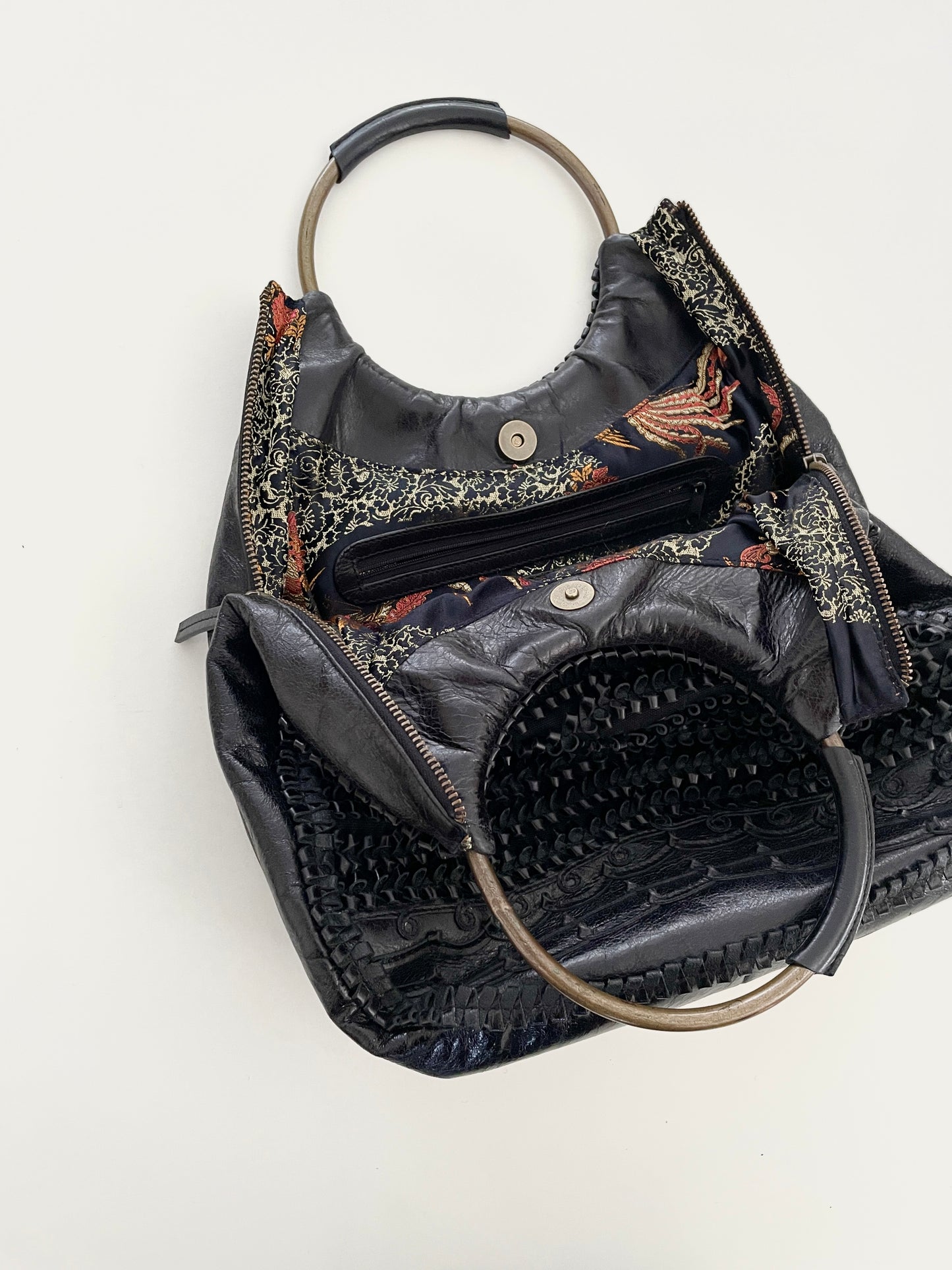 Gianfranco Ferré metal handle bag