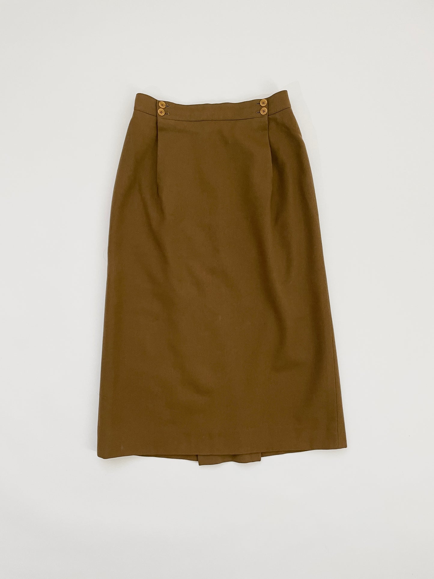 Jil Sander midi wool skirt