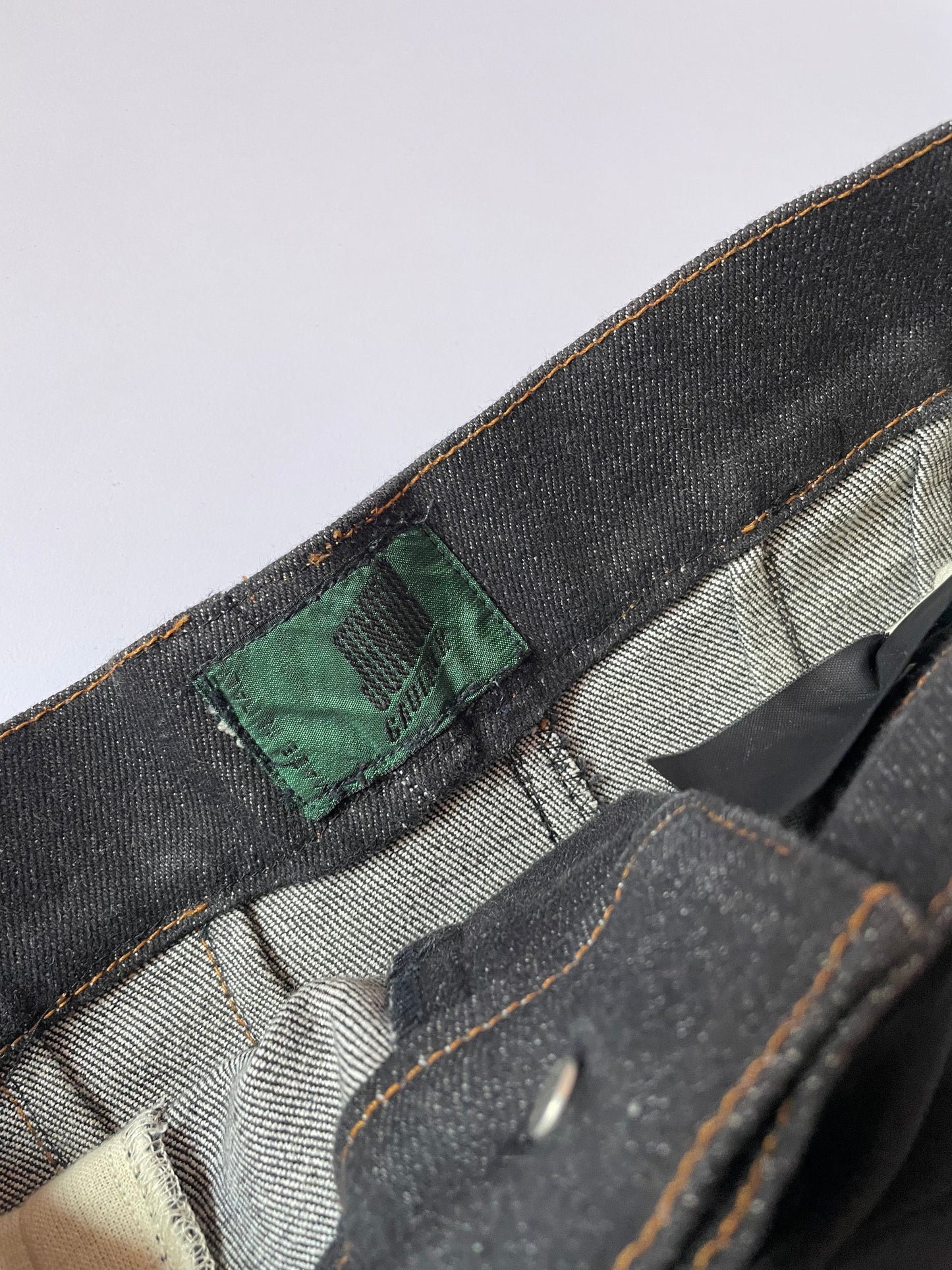 Jean Paul Gaultier super high waist denim skirt