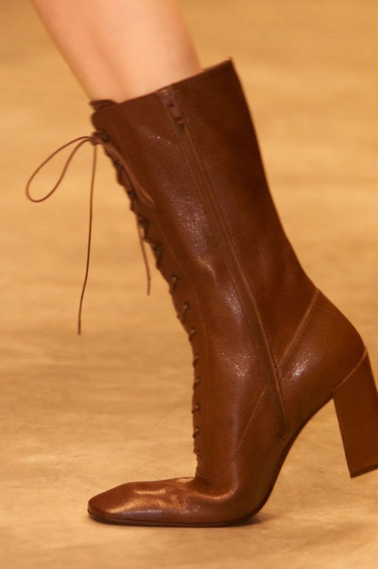 Miu Miu FW 2001 lace up boots