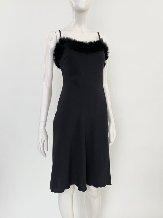Moschino fluffy cocktail dress