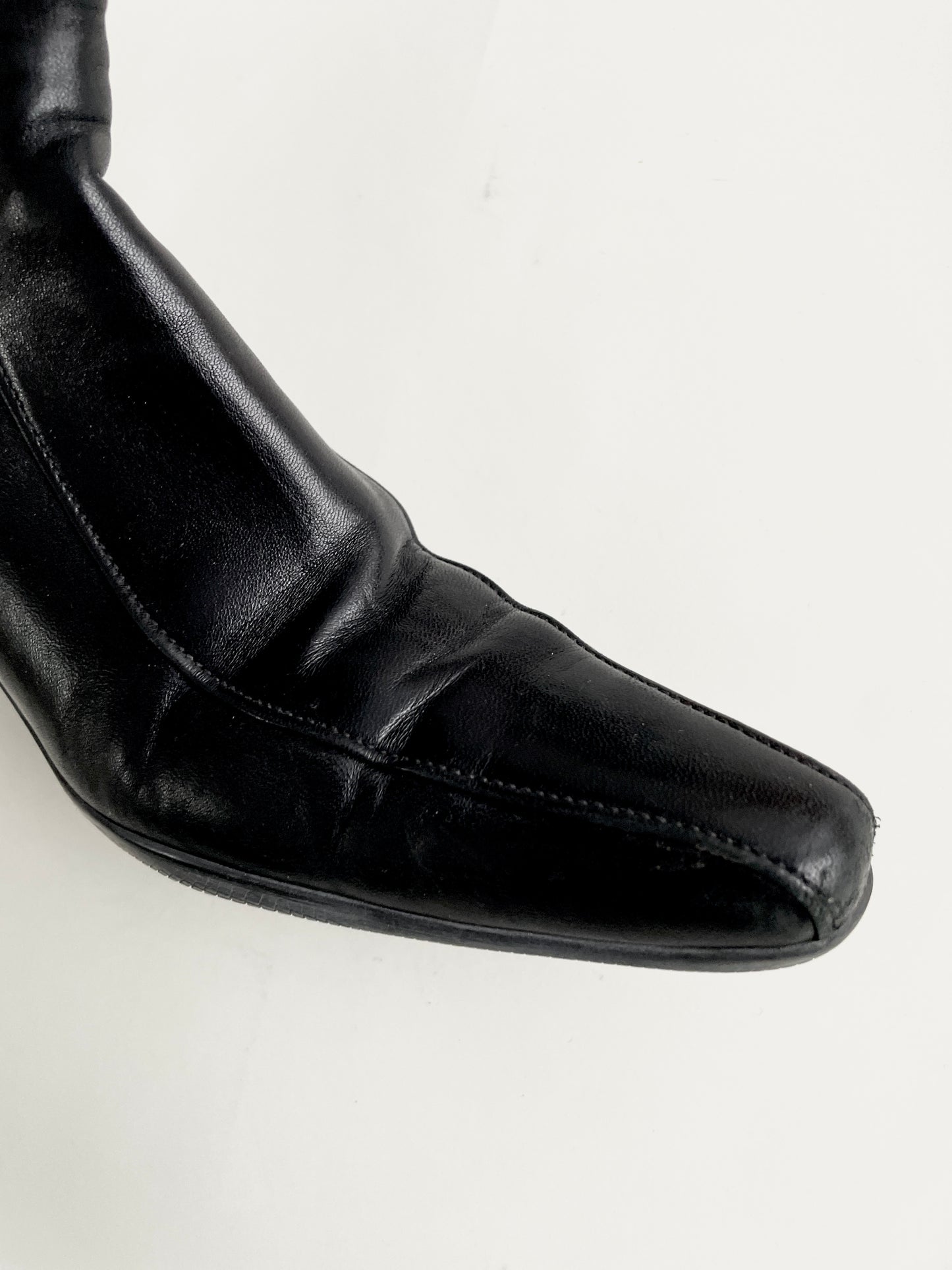 Prada Sport 1999 heeled leather boots