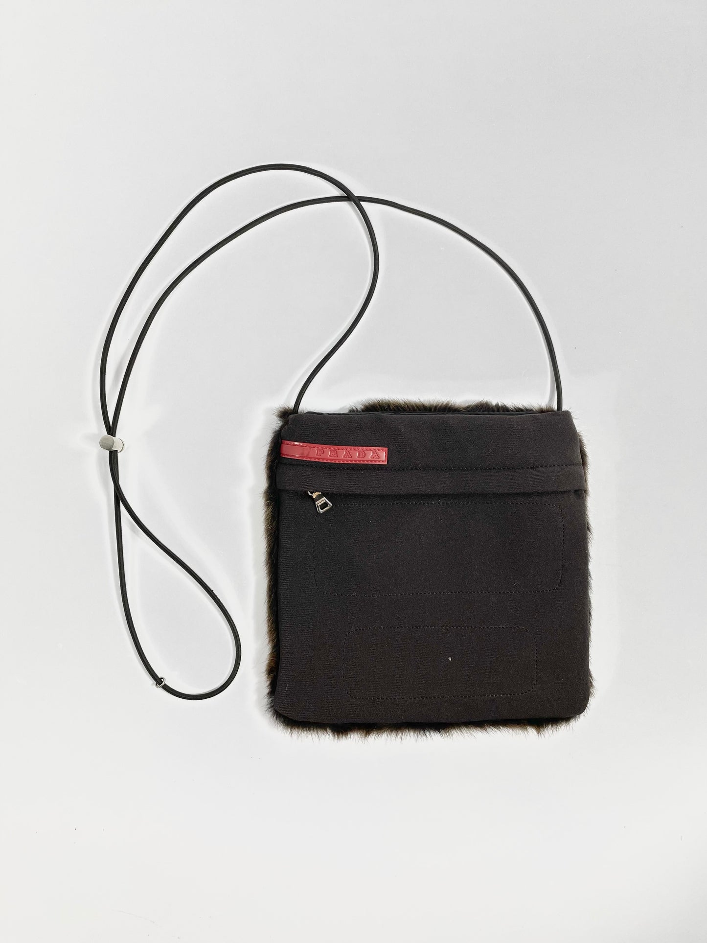 Prada F/W 1999 crossbody fur bag