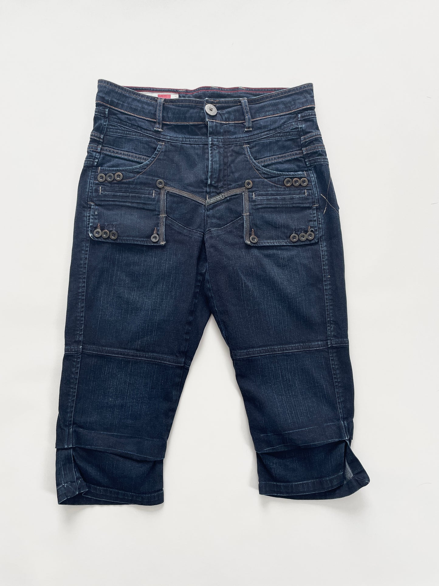 Marithé + François Girbaud denim capri pants